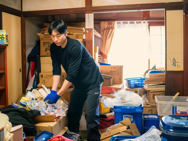 【新宿区矢来町】3DKのゴミ屋敷の撤去｜他社見積もり180万円からの大幅コストダウン