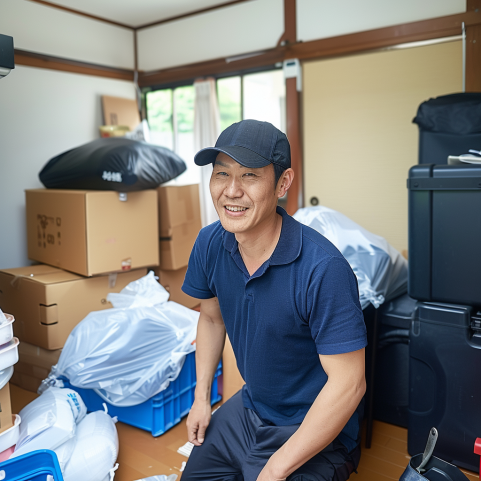 【台東区】谷中の一軒家でレコードプレーヤーやシングルベッド等の不用品回収｜引越し退去当日の即日スピード撤去