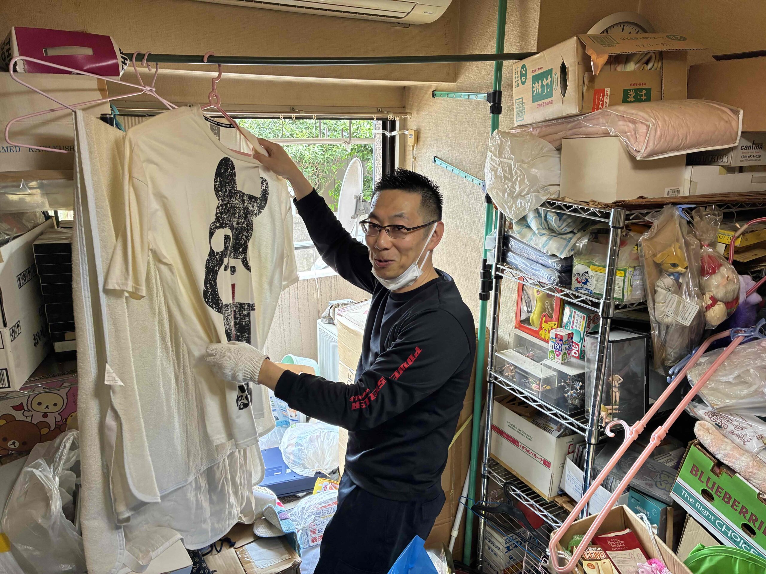 川口市 遺品整理 作業中