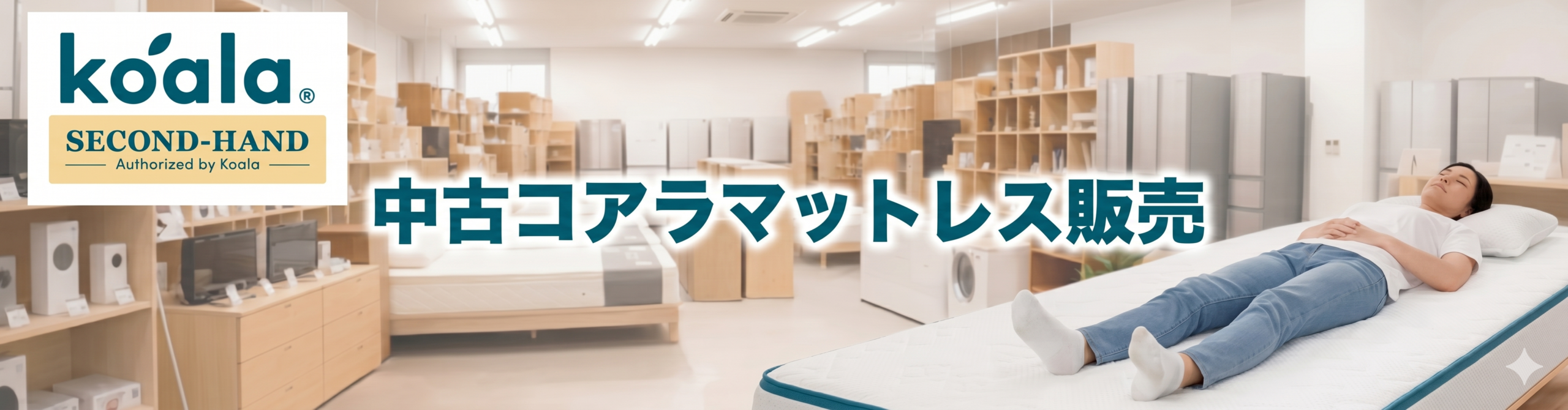コアラマットレス体験＆中古販売