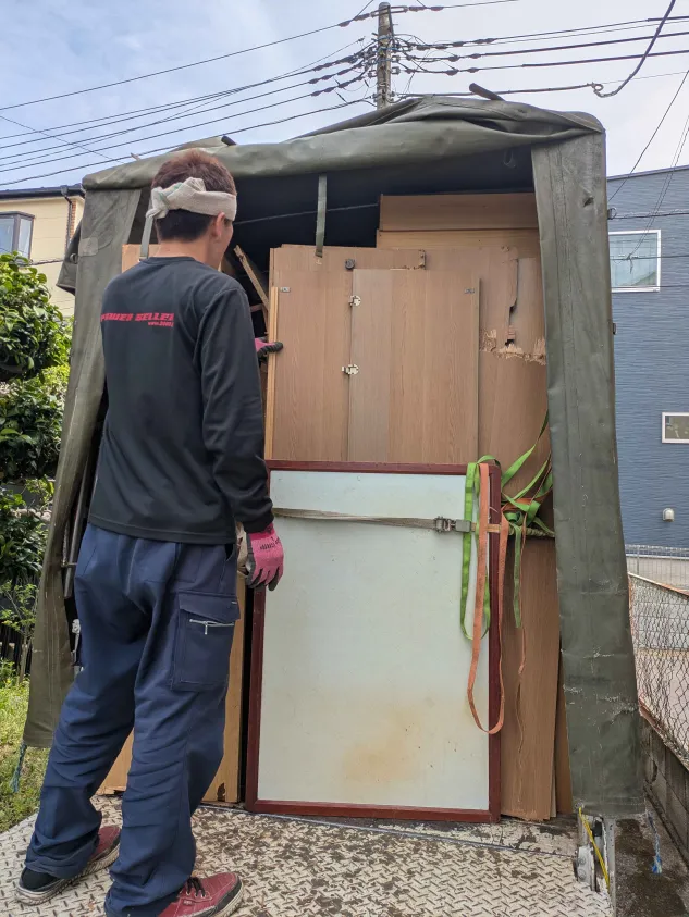 川口市鳩ケ谷 遺品整理 作業完了後の室内