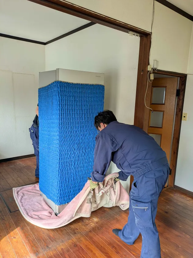 新宿区 冷蔵庫買取 搬出作業