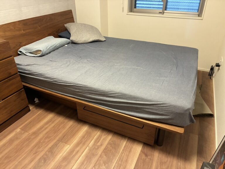 【新座市】マンションでダブルベッド1点を分解搬出で回収（12,000円）
