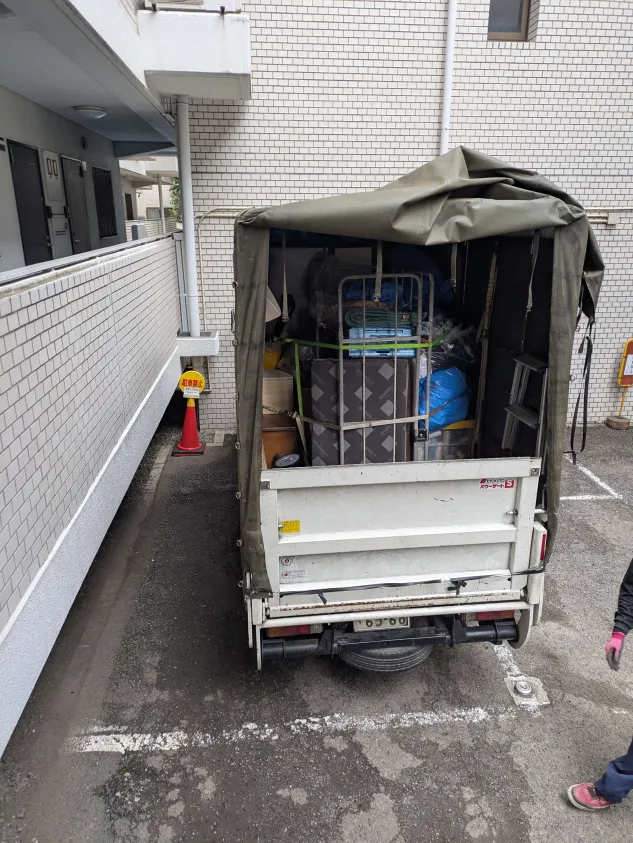志木市・梱包済みゴミ・作業後