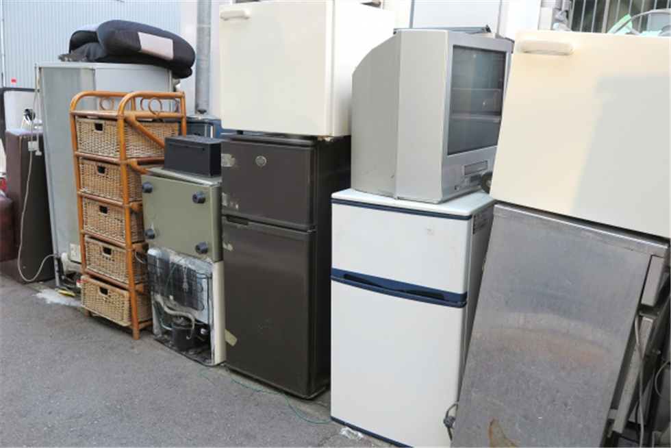 家電リサイクル法の対象となるテレビや冷蔵庫