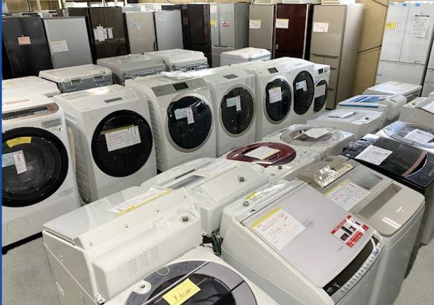 中古洗濯機売場